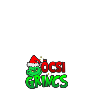 Öcsi grincs minta fehér pólón