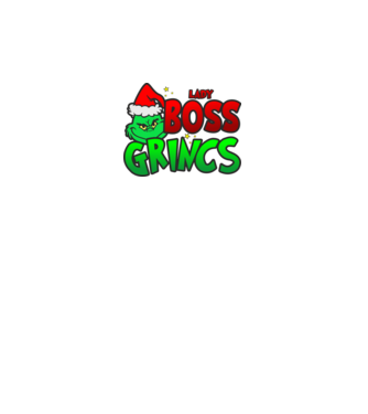 Lady Boss Grincs minta fekete pólón