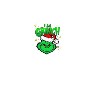 I am Grinch minta királykék pólón