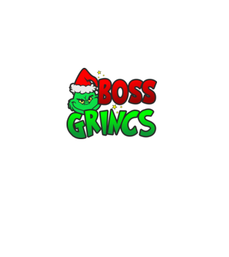 Boss Grincs minta fekete pólón