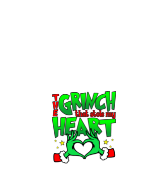 The grinch that stole my heart  minta fekete pólón