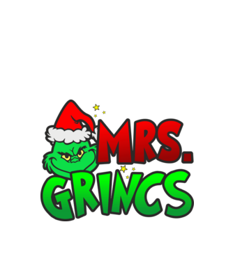 Mrs. Grincs minta fekete pólón