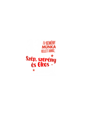 33 év kemény munka kellett minta fekete pólón