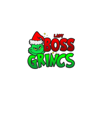 Lady Boss Grincs minta fekete pólón