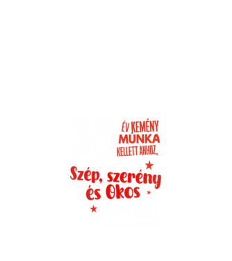38 év kemény munka kellett minta fekete pólón