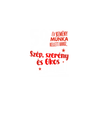 59 év kemény munka kellett minta fekete pólón