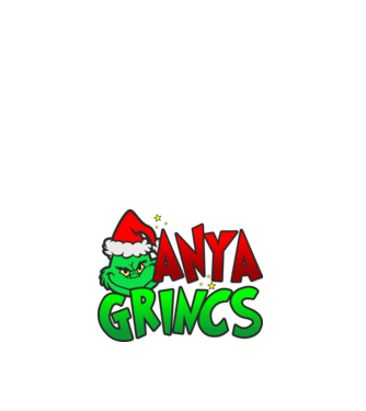 Anya grincs minta fehér pólón
