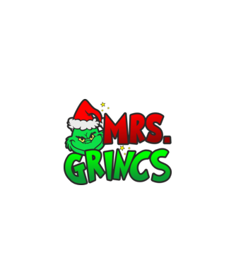 Mrs. Grincs minta fekete pólón