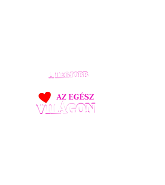 A legjobb nagymama az egész világon minta fekete pólón