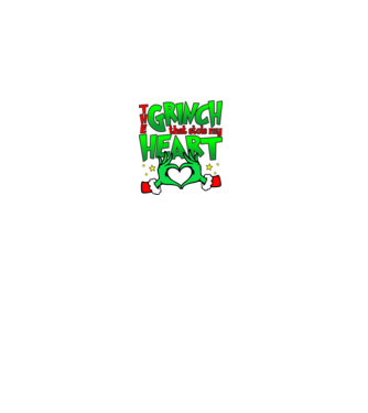 The grinch that stole my heart  minta fekete pólón