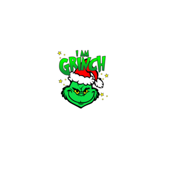 I am Grinch minta fekete pólón
