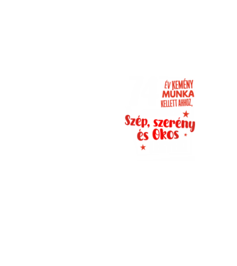 74 év kemény munka kellett minta neonsárga pólón