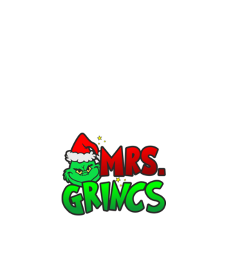 Mrs. Grincs minta fehér pólón