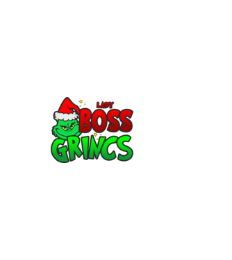 Lady Boss Grincs minta fekete pólón