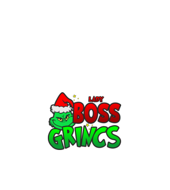 Lady Boss Grincs minta fehér pólón