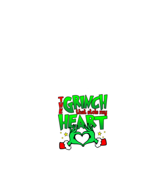 The grinch that stole my heart  minta fehér pólón
