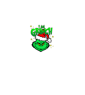 I am Grinch minta fekete pólón