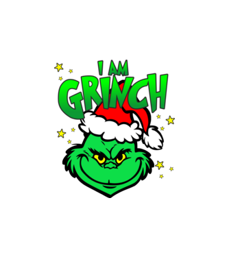 I am Grinch minta homokszín pólón