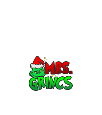Mrs. Grincs minta fehér pólón