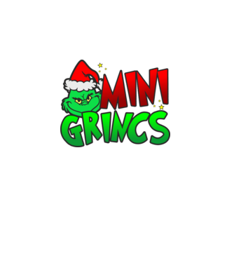 Mini grincs minta fekete pólón