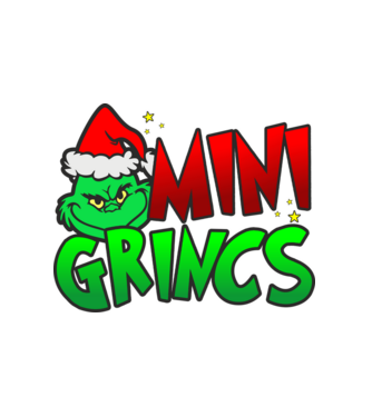 Mini grincs minta fehér pólón
