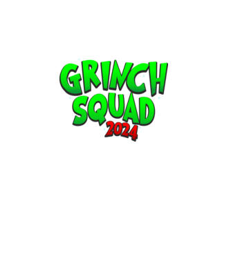 Grinch squad 2024 minta fekete pólón