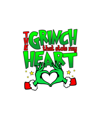 The grinch that stole my heart  minta fehér pólón