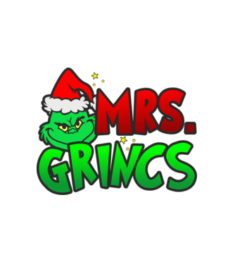 Mrs. Grincs minta fehér pólón