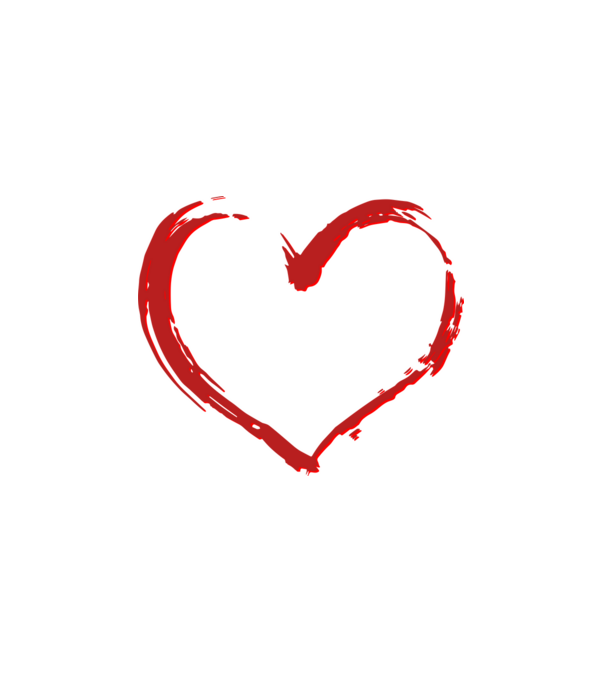 Apa - szívben minta fehér pólón