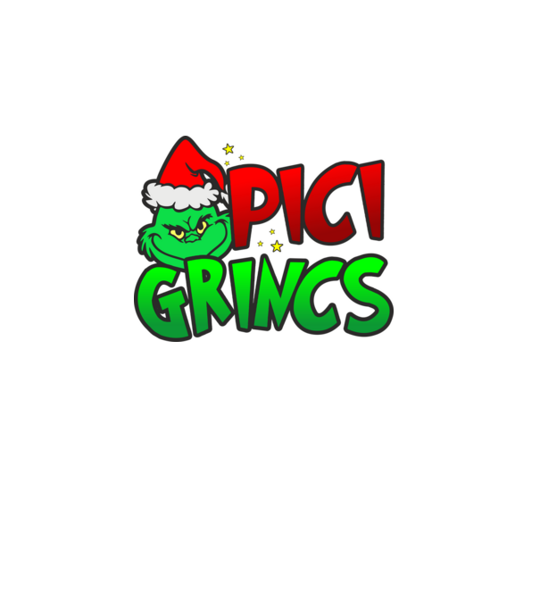 Pici grincs minta sötétkék pólón