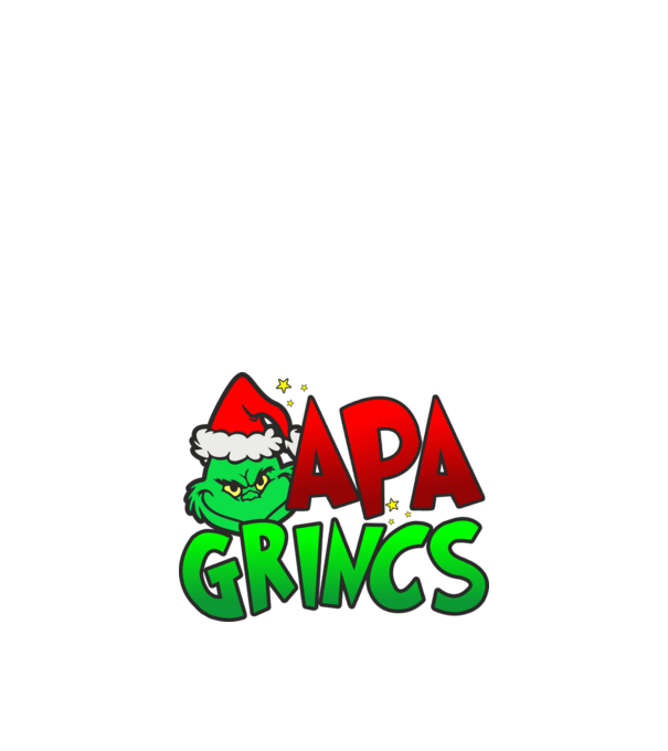 Apa grincs minta fekete pólón