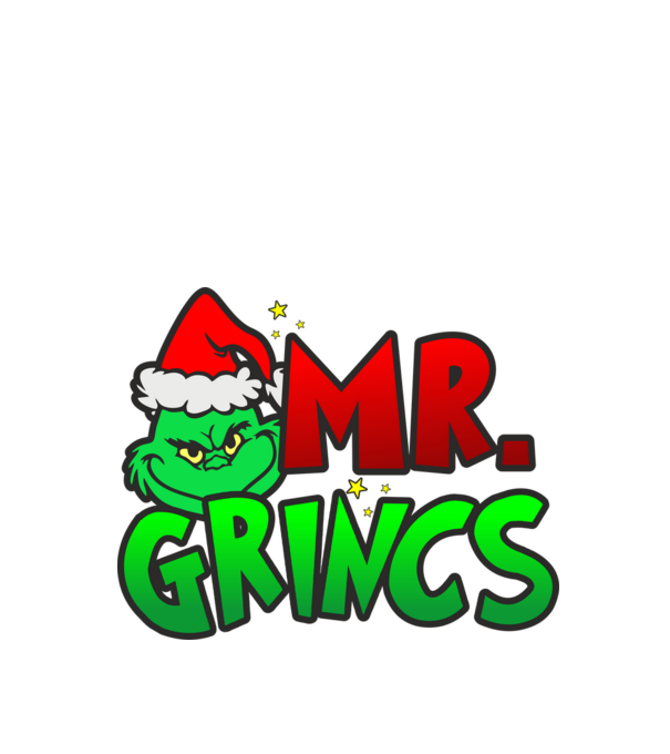 Mr. Grincs minta fekete pólón