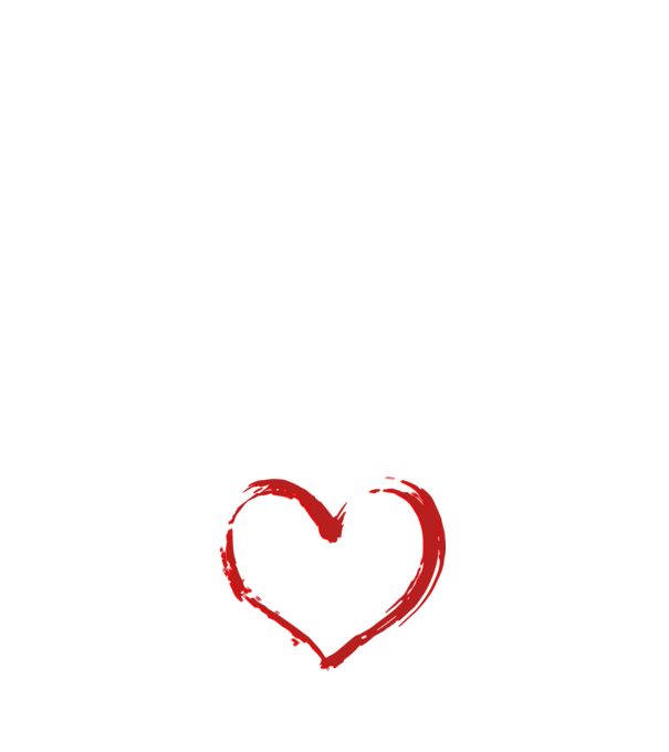 Anya - szívben minta fehér pólón