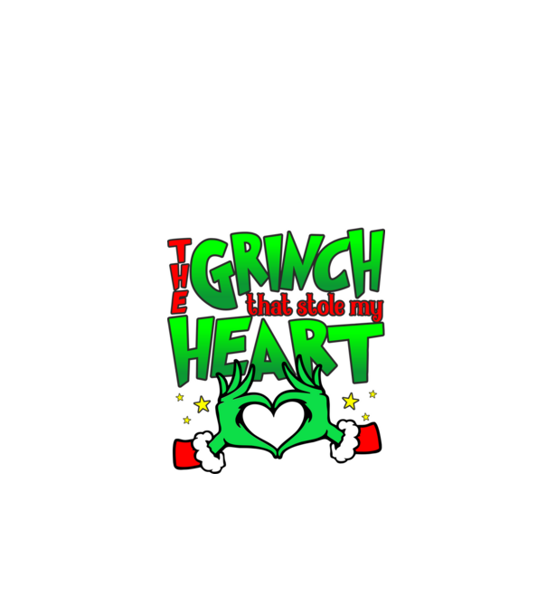 The grinch that stole my heart minta fekete pólón