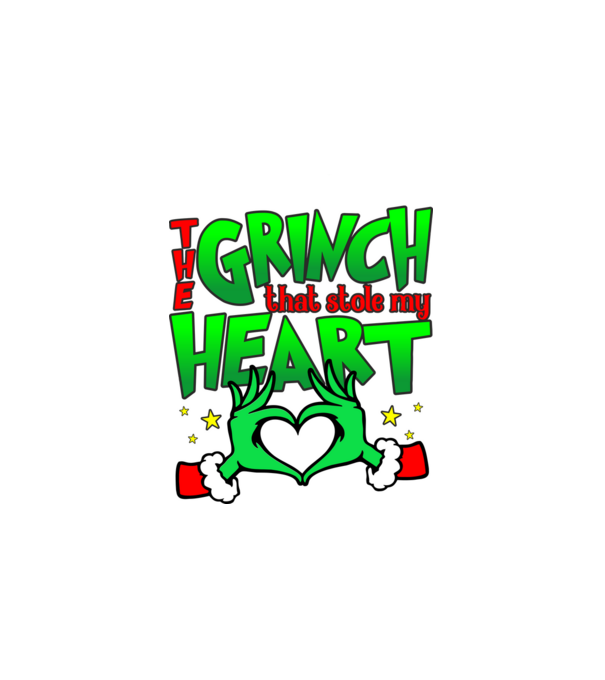 The grinch that stole my heart  minta fehér pólón