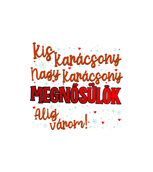 Megnősülök! minta homokszín pólón