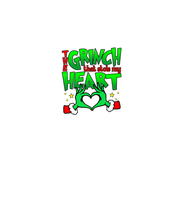 The grinch that stole my heart minta fekete pólón