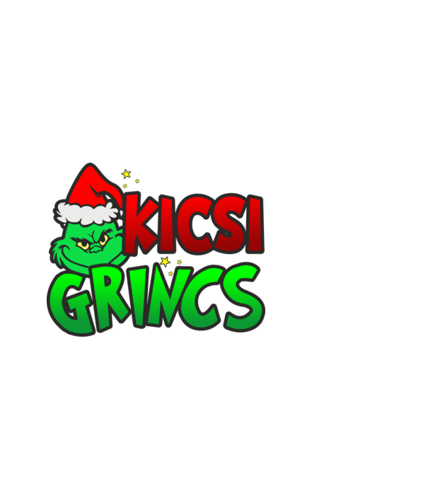 Kicsi grincs minta fekete pólón
