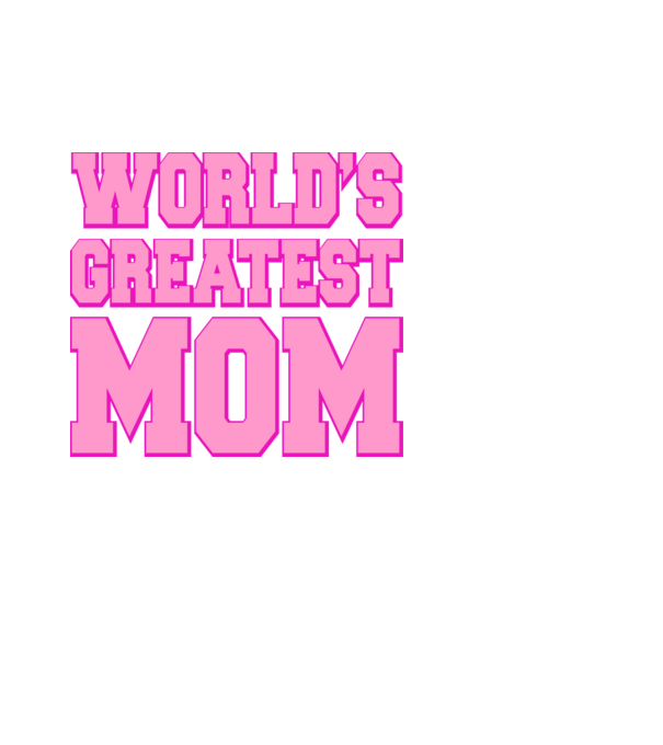 World's greatest mom minta fehér pólón