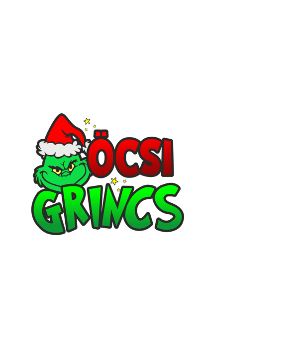 Öcsi grincs minta fekete pólón