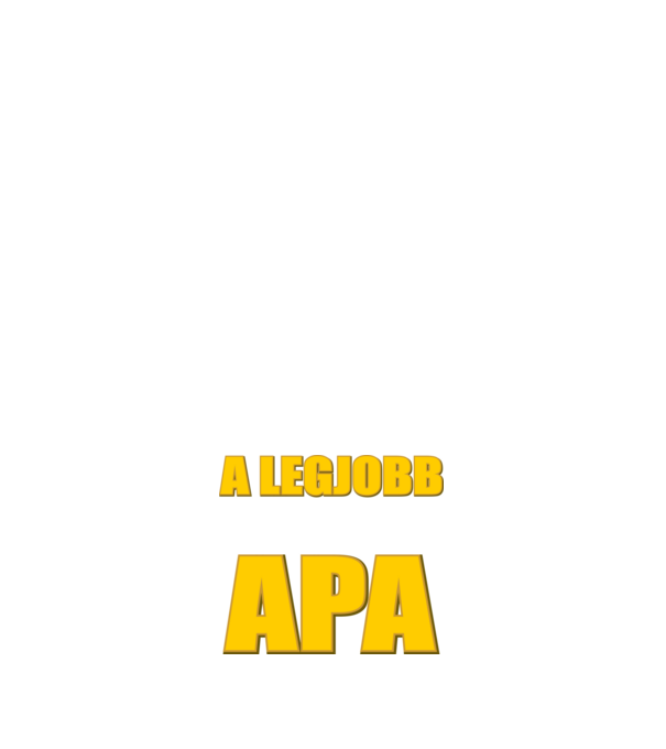 A legjobb bónusz apa minta sötétkék pólón