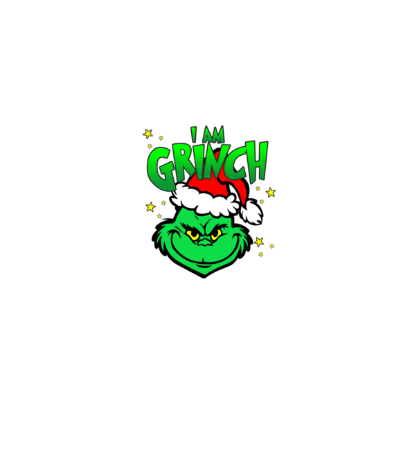 I am Grinch minta fekete pólón