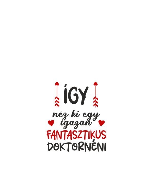 Így néz ki egy igazán fantasztikus doktornéni minta fehér pólón