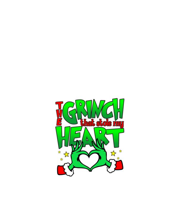 The grinch that stole my heart minta fekete pólón