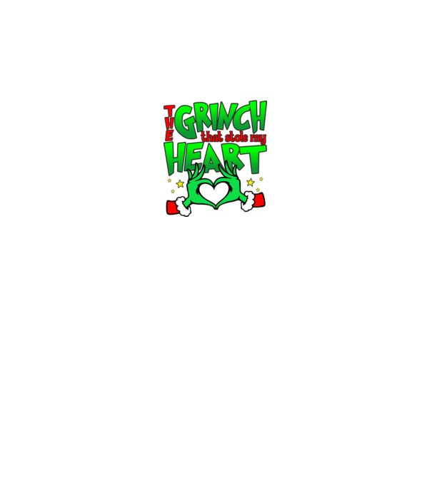 The grinch that stole my heart minta királykék pólón