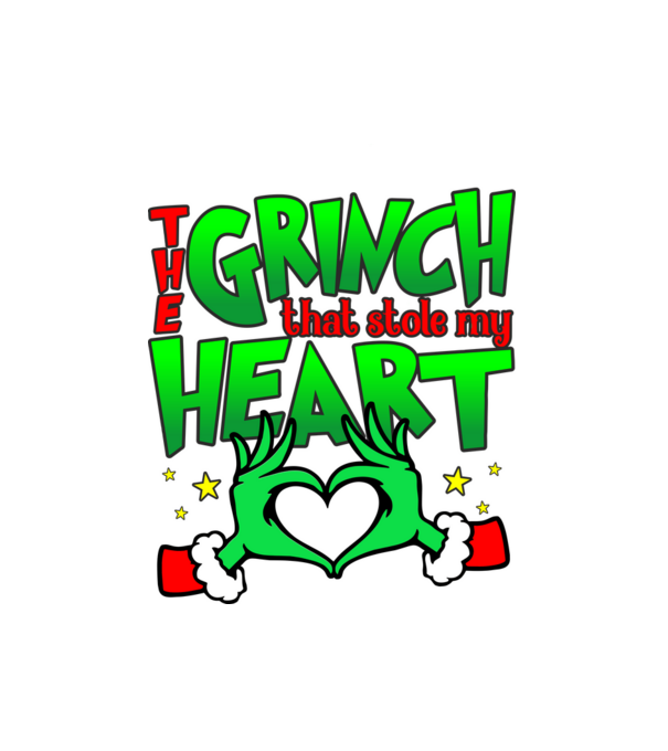 The grinch that stole my heart minta fehér pólón