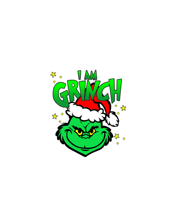 I am Grinch minta fekete pólón