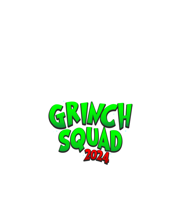 Grinch squad 2024 minta fekete pólón