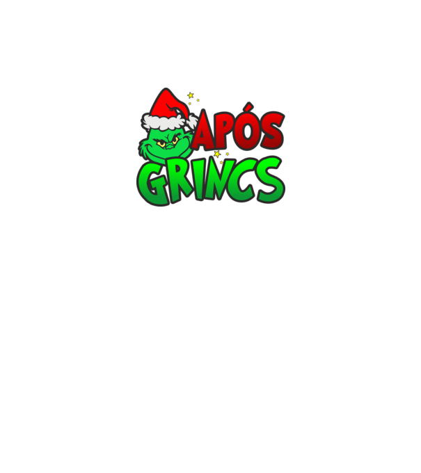Após grincs minta fekete pólón