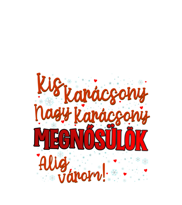 Megnősülök! minta fekete pólón